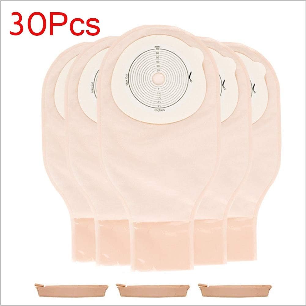 Stoma Belt 30 Pieces Colostomy Bags One Piece Drip Bag With Clip Closure For Ileostomy Stoma Pack Of 30 Amazon De Kuche Haushalt