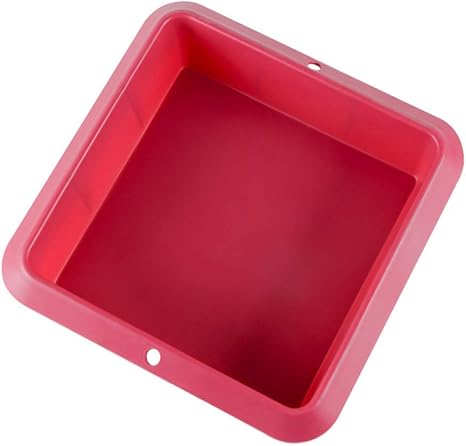 Bandeja cuadrada de silicona para hornear, sin BPA/fácil de limpiar