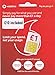 UK Vodafone SIM Card with £10 Credit preloaded, 4G Data, Voice mins and Texts to use in Europe and The UK