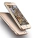 IPAKY Dual Layer Exact-Fit Matte Finish Hard Case with Tempered Glass Screen Protector iPhone 6/6S - 4.7 Inch Gold