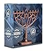 Ner Mitzvah New Prismatic Hanukkah Menorah - Menorah for Chanukah Candle - Copper Finish