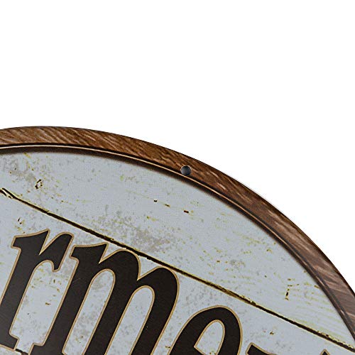 dojune-Vintage Railroad Crossing Wholesale Novelty Metal Circular Sign - Thumbnail 2
