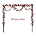 Felice Arts 5PCS Artificial Rose Vine Fake Rose Vine Floral Ivy Garland Wedding Garland Hanging Rose Ivy Artificial Rose Wisteria for Home Garden Party Wedding Market Décor Craft Art-Pink