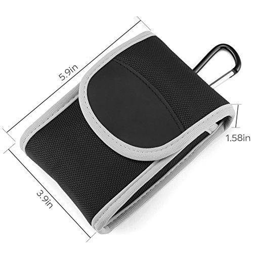 Fnova Black Rangefinder Carry Travel Soft Case for Hunting, Golf, Shooting, Racing, Archery - Thumbnail 2