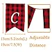 Jolik Merry Christmas Banner with Two Snowflake Flags - Buffalo Plaid Banner Decoration for Fireplace Wall Tree Christmas Decoration