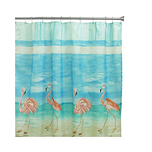 Bacova Guild Flamingo Beach Shower Curtain 8jlvz0211737 27 99