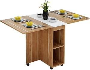 yaunli Mesa de Comedor Multifuncional Plegable Mesa de Comedor Silla Y