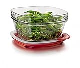 Rubbermaid Easy Find Lid Glass Food Storage Container, 4 cup (1824427)
