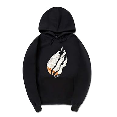 ice cream flame hoodie