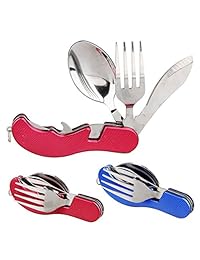 Camping Utensilios de cocina 3 en 1 multiuso plega