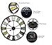 Infinity Instruments 14024-24 Kaleidoscope Wall Clock, 24
