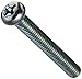 Small Parts Steel Pan Head Machine Screw, Zinc Plated, Meets JIS B1111, #2 Phillips Drive, M4-0.7 Thread Size, 30 mm Length, Fully Threaded, Imported (Pack of 25)