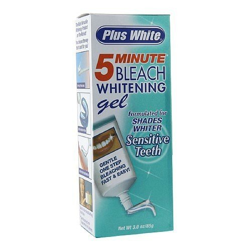 Plus White 5 Minute Speed Whitening Gel Formulated for Sensitive Teeth - 2 oz