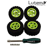 Lutema Hyp-R-Baja 2.4Ghz Baja King Complete Set of Color Wheels With Tires - Green