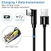 aceyoon Right Angle Micro USB C Cable 3 Pack 1ft Braided 