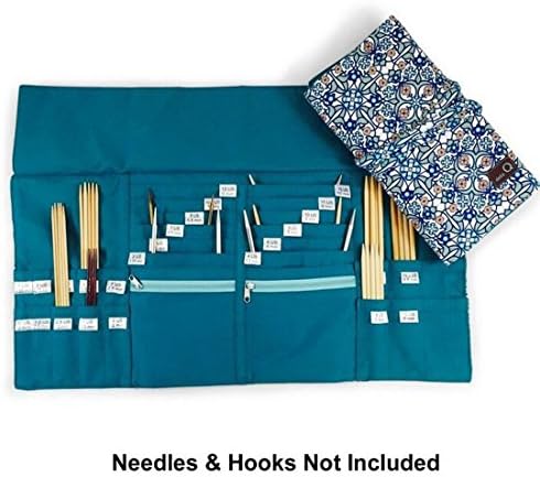 della Q Knitting Case for Double Point &amp; Circular Knitting Needles; 113 Decatur 1136-1-113