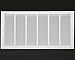 HVAC Premium 30 x 12 Duct Opening Steel Return Air Filter Grille, for 1-inch Filter, Removable Door, Flat Stamped HVAC Vent Cover Grille, Outer Dimensions 32.5 x 14.5