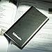 Portable Charger Shinngo 4000mAh Power Bank Ultra Slim External Battery Pack Covered with Aviation Aluminum, Total 3.1A Output and 2A Input,High-Speed Charger for Smartphones and Tablets (Black)