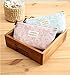 Leegoal(TM) Elegant Multi Fuctional Canvas Floral Pouch Pencil Pen Case Bag (Light Blue)