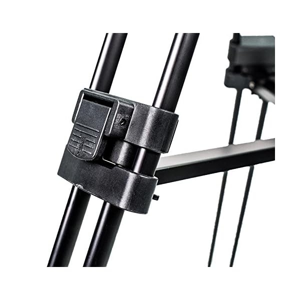 kingjoy VT-2500 Professionelles Video-Stativ, 155 cm, Aluminium, mit fließendem Video-Kopf – Bild 5