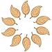 10pcs 4G 4GB U-Disk Wood Leaf Flash Memory Stick (Brown)