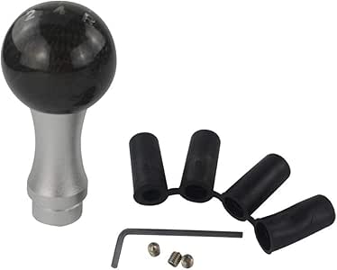 Amazon.com: UKLLYY Gear Shift Knob Carbon Fiber ...