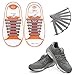 Talent Fashion Kids/Adults Multicolor Tieless Elastic Silicone No Tie Shoelaces Waterproof Rubber Flat Running Shoe Laces for Sneakers Board Shoes Casual Shoes and Boots Kid Gray