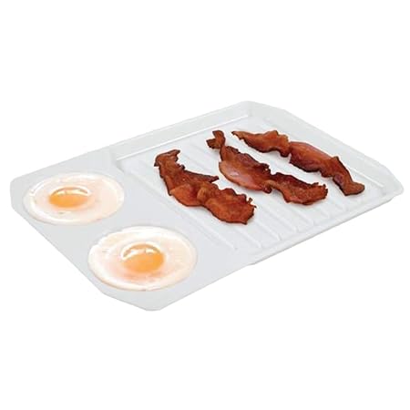 JUSTDOLIFE Creative Bacon Bandeja De Microondas Parrilla De ...