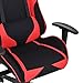 Giantex Gaming Chair Recliner High Back Executive Racing Style PVC Racing Chair(Black&Red)