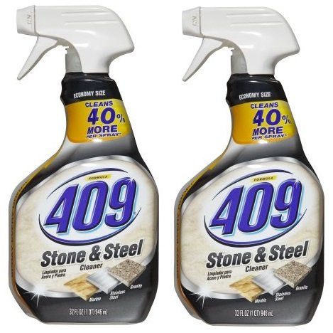 Formula 409 Stone and Steel Cleaner, Spray Bottle, 32 oz (Pack of 2)