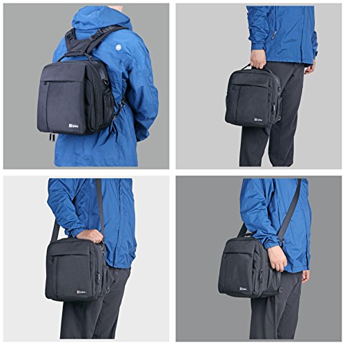 Lykus M1 Water Resistant Travel Backpack for DJI Mavic 2 Pro/Zoom, Mavic Pro, Mavic Mini, 4-in-1 Backpack/Case/Shoulder Bag/Cross Body Bag