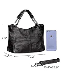 Jack & Chris Splicing Satchel Crossbody Bolsos para mujer Bolsos con asa superior de cuero