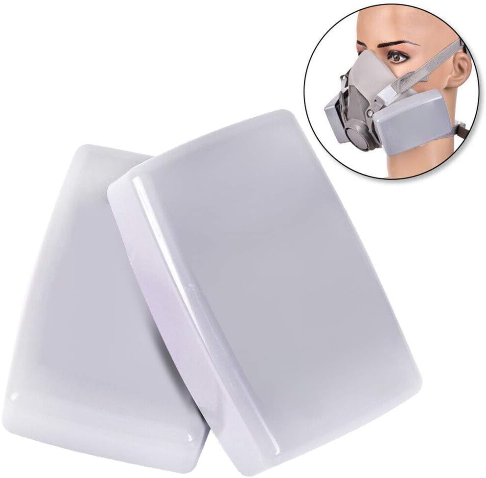 4 Pcs 7093 Particulate Filter P100 P3R, Organic Filter Cartridge Box for 7502 6200 6800, 99.97% Filter Efficiency