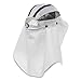 MG Talson UV Flap Cap - White OSFM