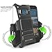 HTC One M9 Case, BUDDIBOX [HSeries] Heavy Duty Swivel Belt Clip Holster with Kickstand Maximal Protection Case for HTC One M9, (Black)