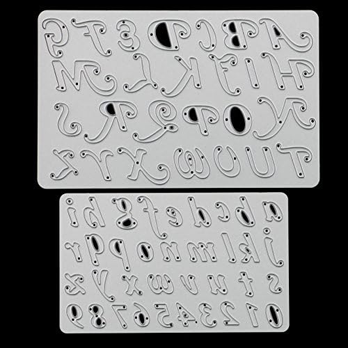 Letters and Numbers Cutting Dies Stencil Metal Merry Christmas Scrapbooking Embossing DIY Crafts