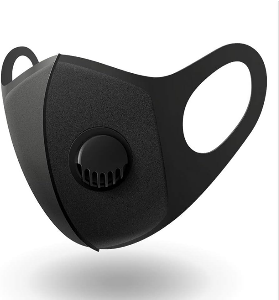CiriQQ Face Masks with Breathing PM2.5 Washable Dust Breathing Mask Reusable Respirator Masks– Protection From Pollen, Dust,Pet Dander, Other Airborne Irritants 5 Pack