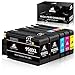 IKONG Compatible Ink Cartridge Replacement for HP 950 951 950XL 951XL Combo Works with HP OfficeJet Pro 8610 8600 8620 8630 8100 8625 8615 8660 8640 251DW 276DW 271DW(5-Pack)
