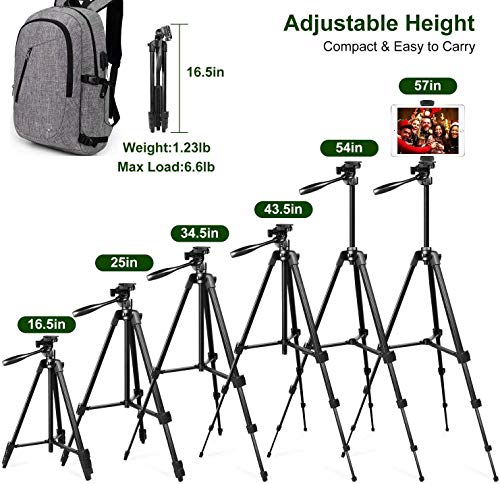 Handy Stativ Smartphone Stativ iPhone Stativ Kamera Stativ Mit Bluetooth Fernbedienung Handyhalterung Kompatibel (Pink… – Bild 6