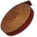 TOFL Genuine Leather Strap | 72 Inches Long | 1/2 Inch Wide | 1/8 Inch Thick (7-8 oz) | for DIY Arts & Craft Projects, Clothing, Jewelry, Wrapping | Burgundy