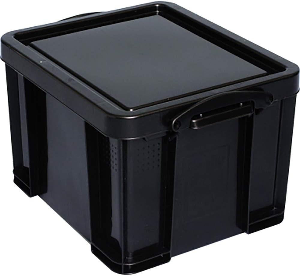 Really Useful 35 Litre Recycled Box Black 35BKR