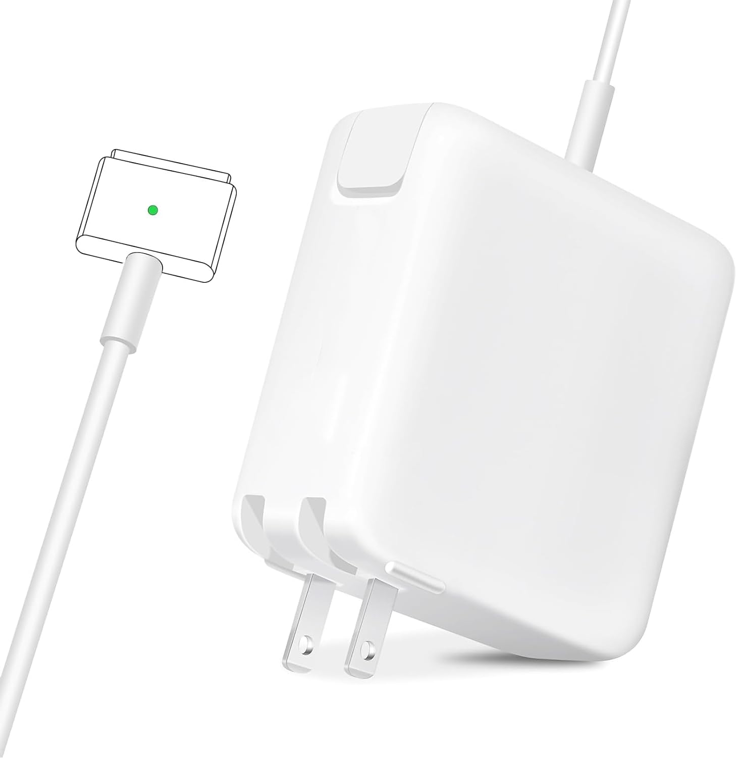 Photo 1 of Mac Book Pro Charger,Replacement for Mac Book Pro/Air AC 60W Power T-Tip Shape Connector Power Adapter for 11 inch and 13 inch (Between 2012-2017)