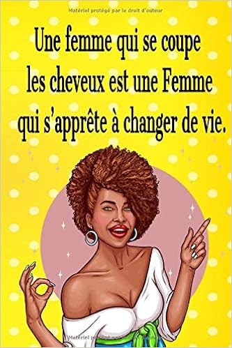 Une Femme Qui Se Coupe Les Cheveux Un Jolie Cadeau Original Pour Femme Un Carnet De Notes A Remplir 6 X9 Pouces A5 Parfait Pour Offrir A Fete Des Meres Y Autre