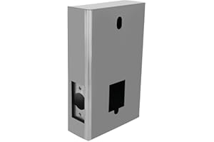 BGHDAS GB2020 Gate Lock Box for Double Keypad Mechanical Combination Lock,Steel Gate Box for Metal Gates & Fence (NOT Aluminum),2 3/8"(60mm) Backset