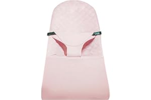 PINSELN Fabric Seat for Bouncer, Replacement Cover for Baby Bjorn Bouncer Bliss, Soft Breathable Machine Washable (Pink, Cover Only)