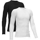 TELALEO 4, 3, 2, 5/1 Pack Boys' Girls' Compression Shirts Youth Long Sleeve Undershirt Sports Moisture Wicking Baselayer