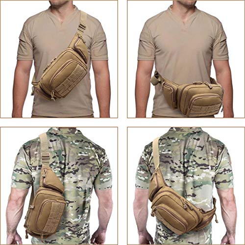 LIVANS Concealed Carry Fanny Pack Holster, Tactical Conceal Carry