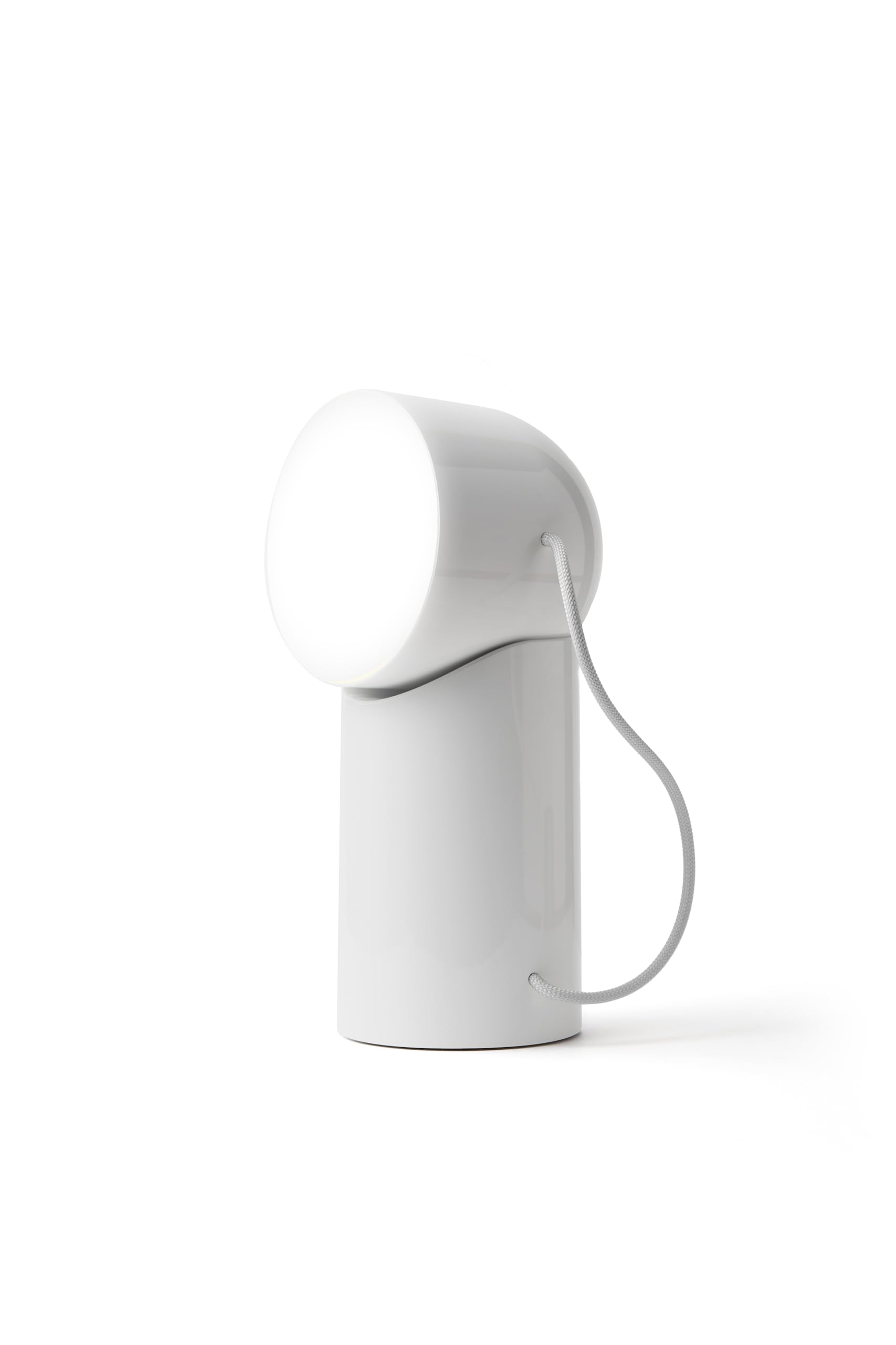 Lexon ORBE Table Lamp with Detachable Magnetic Head - Cordless & Rechargeable LED Lamp for Bedroom, Office & Outdoor - Glossy White — image 1