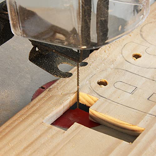 WEN Pinless Scroll Saw Blades - 5in., 12 Pack, Reverse Skip-Tooth, 10 TPI, Model# BLG710