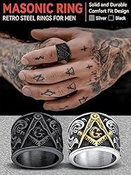FaithHeart Customizable Freemason Compass Symbol